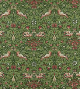 Bird Tapestry Fabric by Morris & Co Tump Green