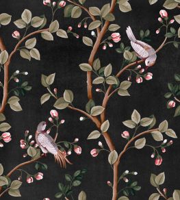Birds Prosperity Wallpaper by Coordonne Onyx