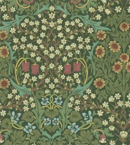 Blackthorn Wallpaper by Morris & Co Green