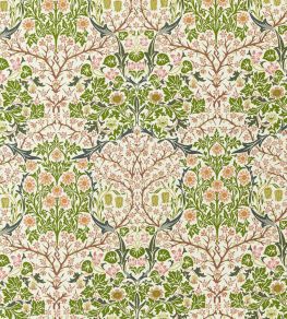 Blackthorn Weave Outdoor Fabric by Morris & Co Nettle/Clay