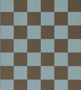 Blenets Check Wallpaper by Harlequin Atlantic/Chocolate