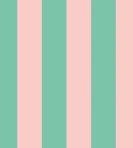 Bloc Stripe Wallpaper by Ohpopsi Jade Blossom