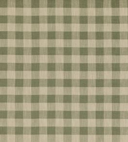 Block Check Fabric by Baker Lifestyle Green