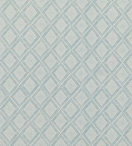 Block Trellis Fabric by Baker Lifestyle Aqua