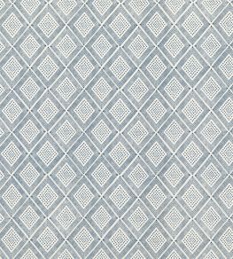 Block Trellis Fabric by Baker Lifestyle Indigo