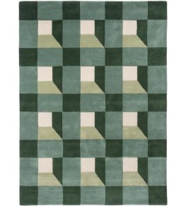 Blocks Rug by Harlequin Fern