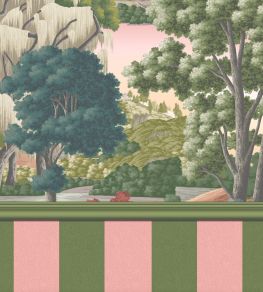 Bloomsbury Mural by Woodchip & Magnolia Pink Haze