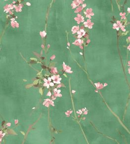 Blossom Fabric by Woodchip & Magnolia Evergreen