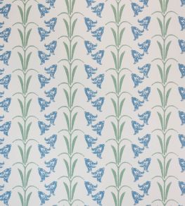 Bluebells Wallpaper by Barneby Gates Blue/Green