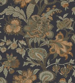 Bombay Fabric by Arley House Ebony