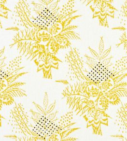 Bouquet Fabric by Christopher Farr Cloth Lemon