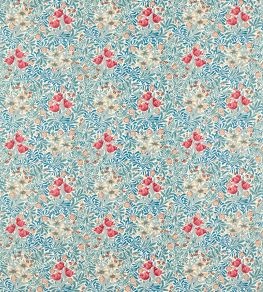 Bower Fabric by Morris & Co Barbed Berry/Indigo