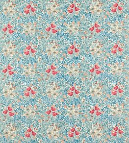 Bower Fabric by Morris & Co Barbed Berry/Indigo