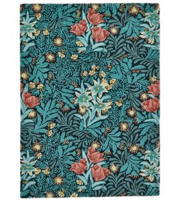 Bower Rug by Morris & Co Indigo