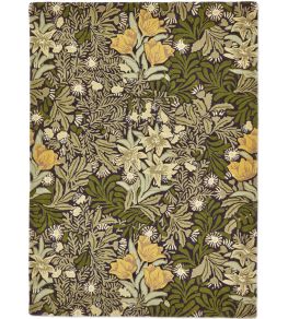 Bower Rug by Morris & Co Twining Vine Green