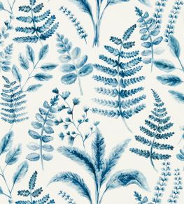 Bracken Wallpaper by Clarke & Clarke Denim