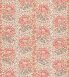 Brantwood Cotton Fabric by GP & J Baker Coral/Sand