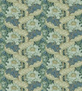 Brantwood Wallpaper by GP & J Baker Indigo/Teal