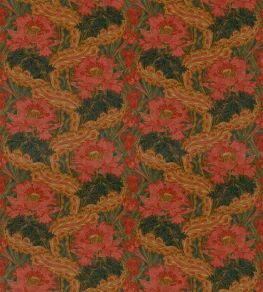 Brantwood Velvet Fabric by GP & J Baker Rose/Green