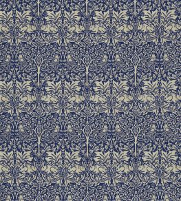 Brer Rabbit Fabric by Morris & Co Indigo/Vellum