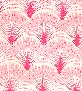 Brisa Fabric by Christopher Farr Cloth Hot Pink