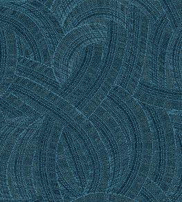 Brocade Fabric by Arley House Cyan