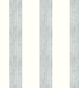 Brome Stripe Wallpaper by Christopher Farr Cloth Cobalt