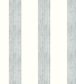 Brome Stripe Wallpaper by Christopher Farr Cloth Cobalt