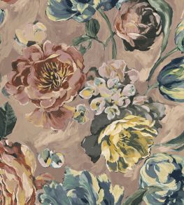 Bronte Fabric by Arley House Chalk Pink