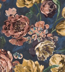 Bronte Fabric by Arley House Finch Blue