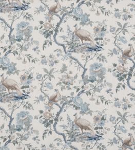 Broughton Rose Fabric by GP & J Baker Blue