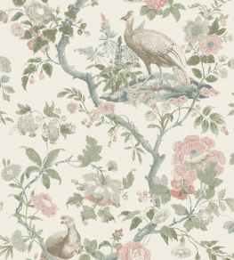 Broughton Rose Wallpaper by GP & J Baker Blush