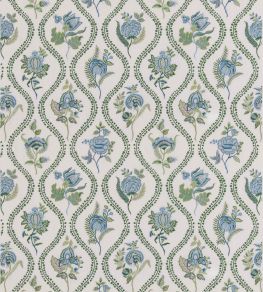 Burford Embroidery Fabric by GP & J Baker Blue/Emerald