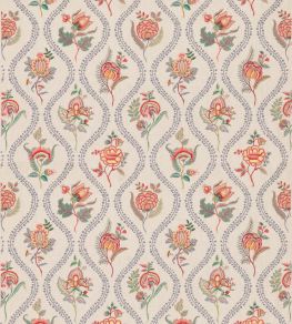 Burford Embroidery Fabric by GP & J Baker Blue/Red