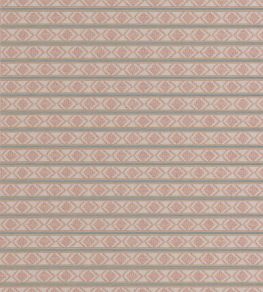 Burford Stripe Fabric by GP & J Baker Coral/Aqua