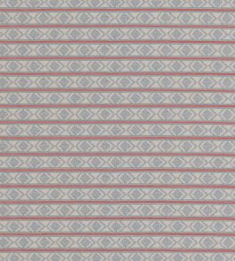 Burford Stripe Fabric by GP & J Baker Red/Blue