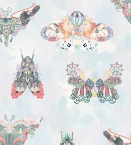 Butterfly Effect Wallpaper by Brand McKenzie Pink Multi