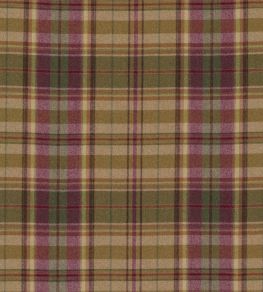 Byron Fabric by Sanderson Caramel/Burgundy