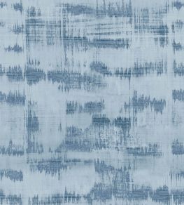 Cabin Vinyl Wallpaper by Christopher Farr Cloth Cobalt