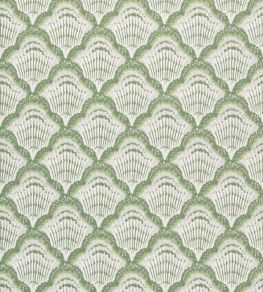 Calico Shell Wallpaper by 1838 Wallcoverings Verde