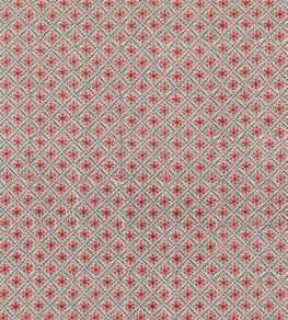 Camden Trellis Fabric by GP & J Baker Red/Blue