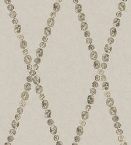 Cammei Wallpaper by Cole & Son Soft Gold on Stone