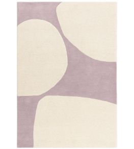 Canvas Pebble Rug by Asiatic Lilac 02