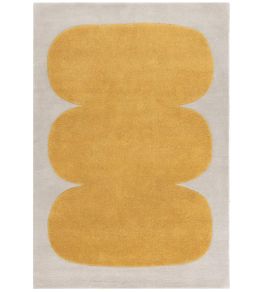 Canvas Sculpt Rug by Asiatic Yellow 04