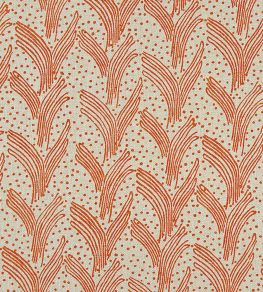 Carnac Fabric by Christopher Farr Cloth Orange