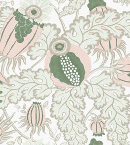 Carnival Vinyl Wallpaper by Christopher Farr Cloth Opal