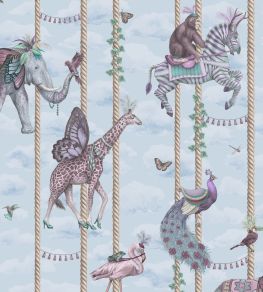 Carousel Wallpaper by Brand McKenzie Blue