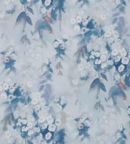 Cascade Wallpaper by 1838 Wallcoverings Cornflower