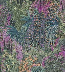 Cascade Wallpaper by Cole & Son Teal & Viridian