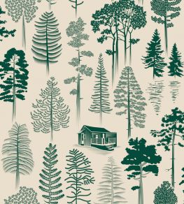 Catskills Wallpaper by Mini Moderns Douglas Fir